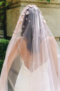 ROSANA pink cathedral veil 5