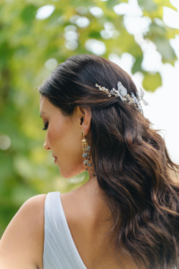 Sapphira Blue Bridal Earrings 5
