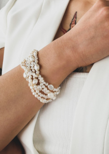 Sasha Pearl Bridal Bracelet 8