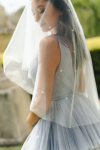 Star Jasmine | Short blue veil 1
