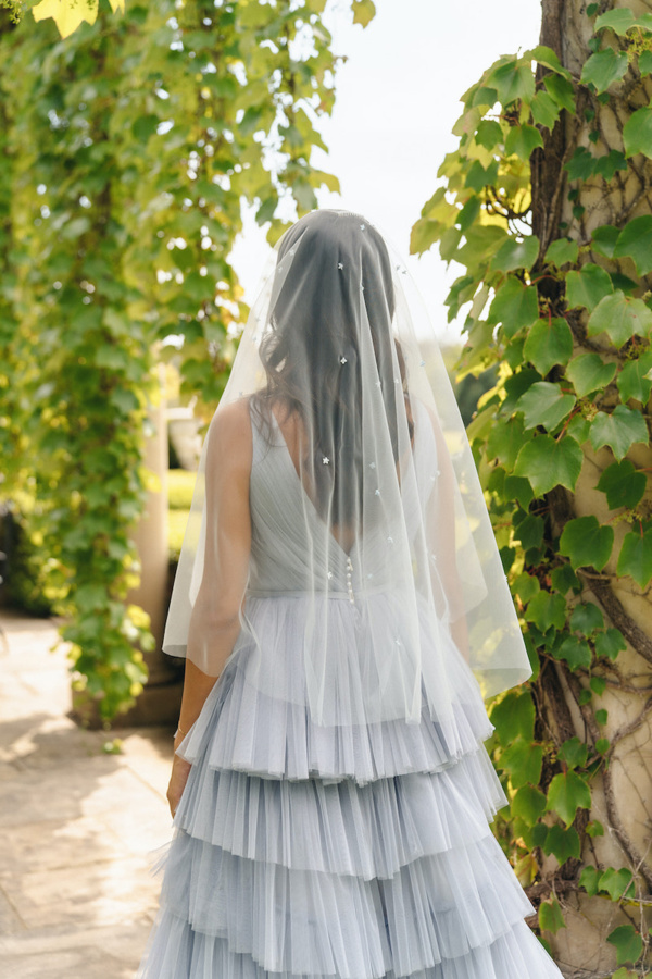 Star Jasmine | Short blue veil 3