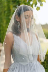Star Jasmine | Short blue veil 6