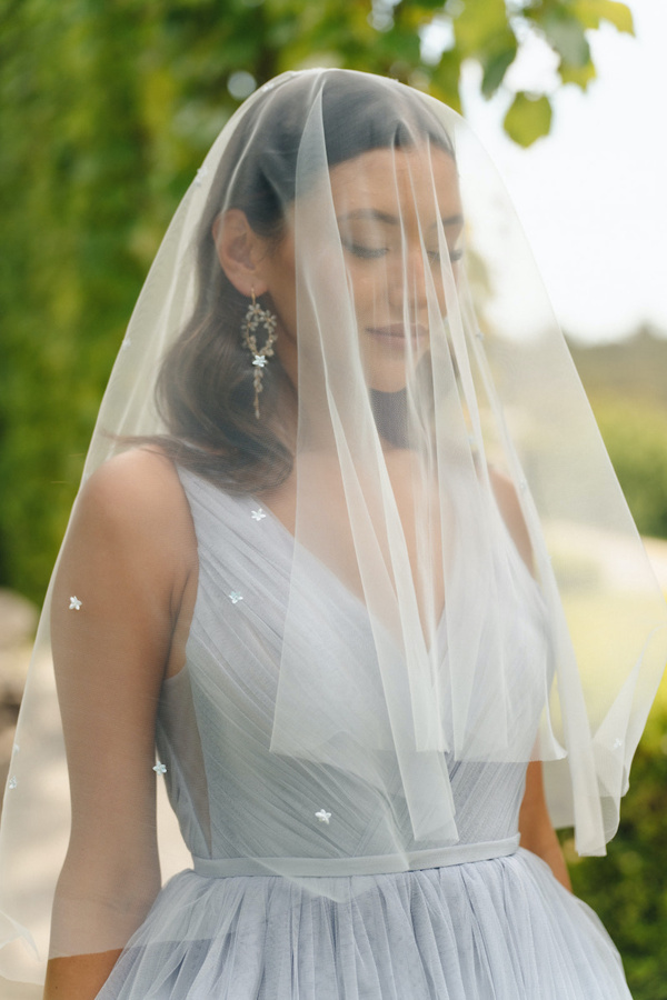 Star Jasmine | Short blue veil 6