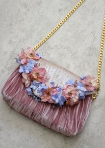 Tallulah Velvet Embellished Bag 1