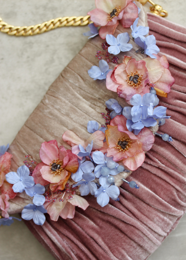Tallulah Velvet Embellished Bag 10
