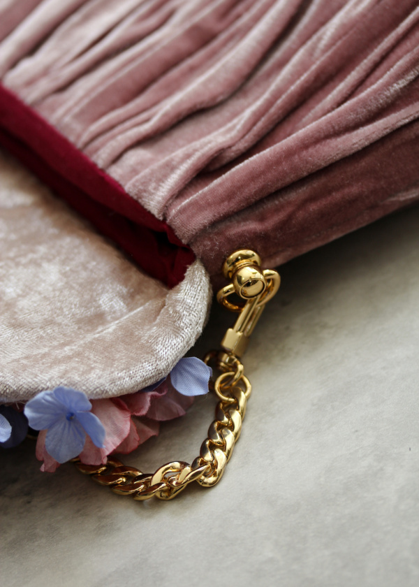 Tallulah Velvet Embellished Bag 3