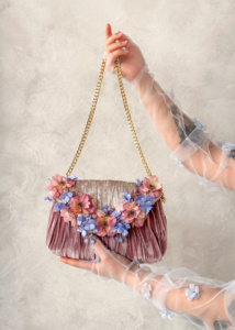 Tallulah Velvet Embellished Bag 7