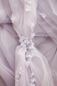 Violetta Lilac Tulle Shawl 10