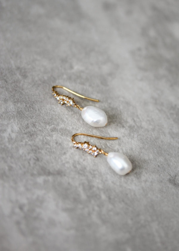 Tasman Pearl Bridal Earrings 7