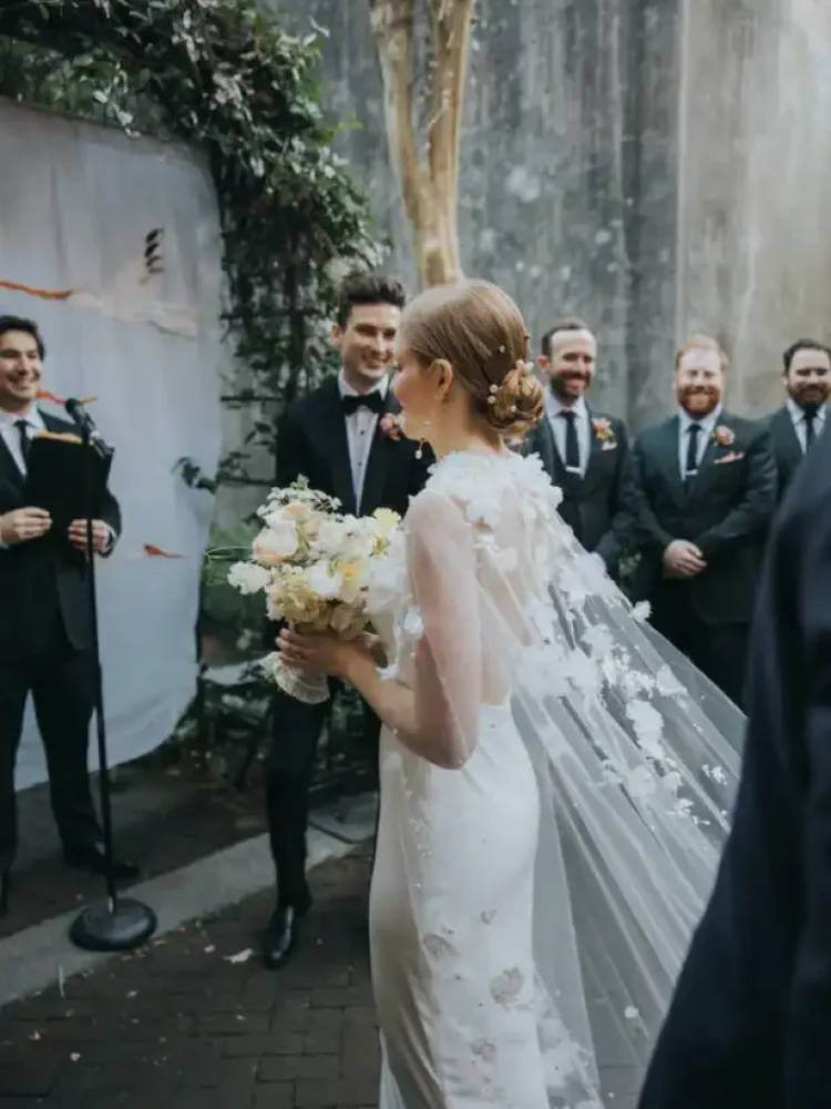 186 Bride Ali Wears The Draped In Flowers Cape 4 683x1024