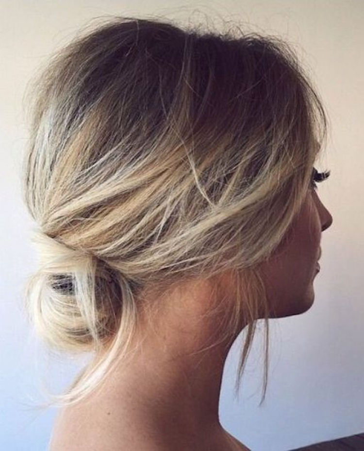 2018 Wedding Hair Trends Relaxed Bridal Updo