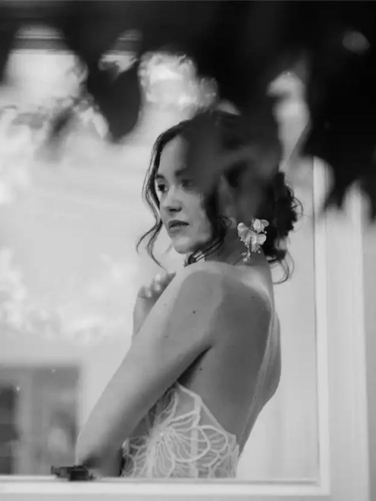 22 Model Wears Mornington Earrings 2 750x933