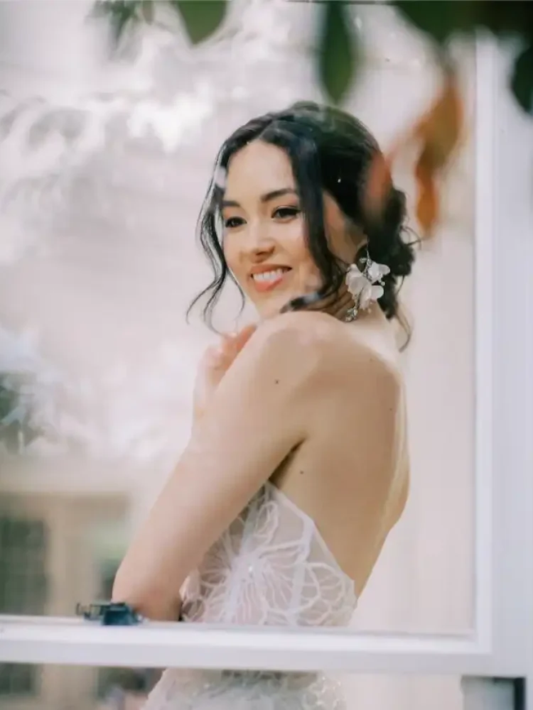 25 Model Wears Mornington Earrings 1 750x934