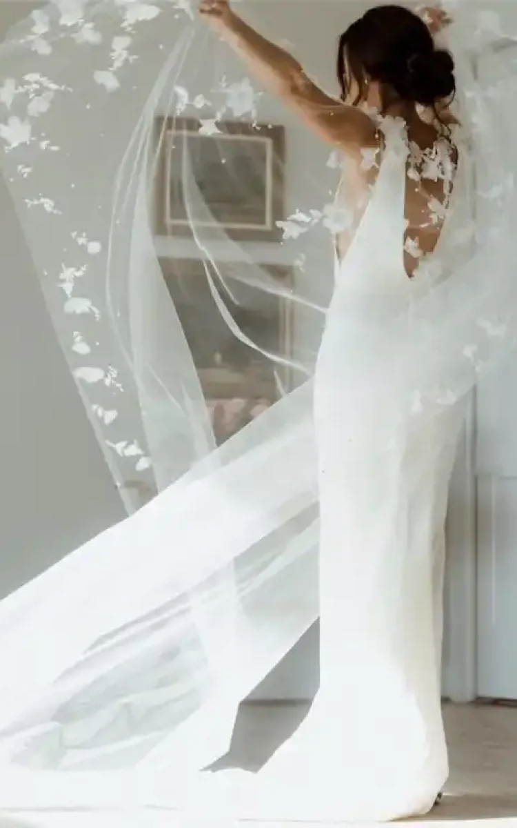 298 Bride Alex Wears The Draped In Flowers Cape 1 750x862