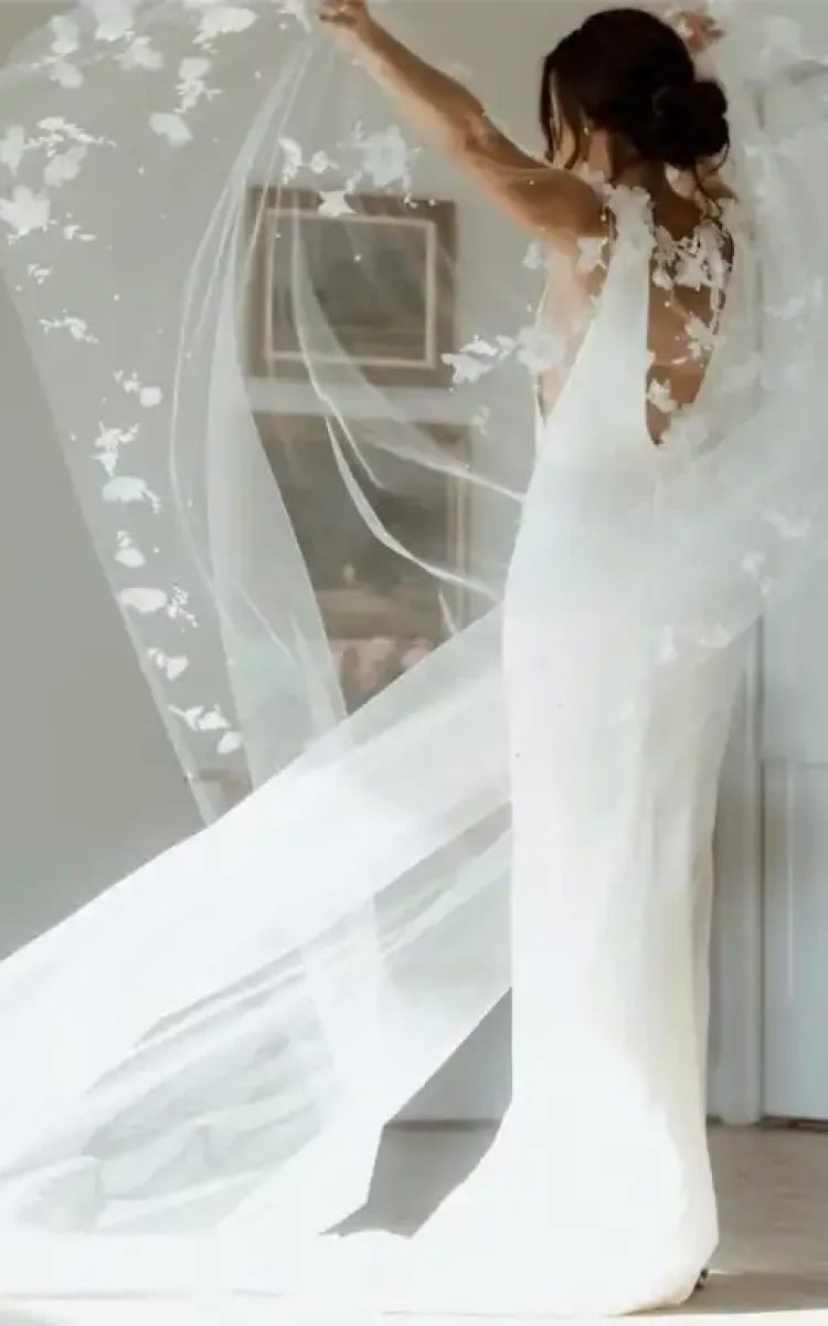 298 Bride Alex Wears The Draped In Flowers Cape 1 750x862