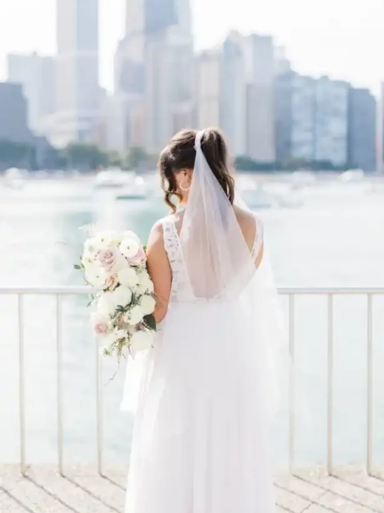 88 Bride Elizabeth Wears Bordeaux Veil 683x1024