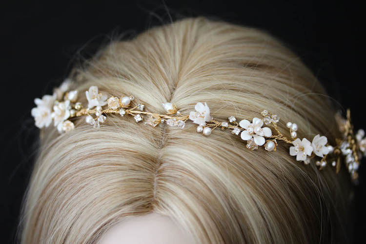 Bespoke For Saba A Gold Wedding Halo For Saba 1