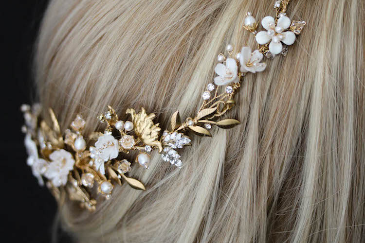 Bespoke For Saba A Gold Wedding Halo For Saba 2