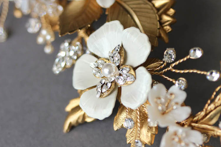 Bespoke For Saba A Gold Wedding Halo For Saba 5