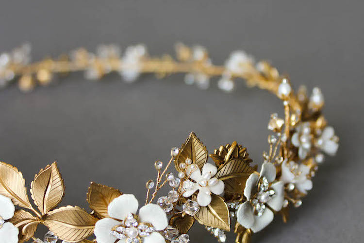 Bespoke For Saba A Gold Wedding Halo For Saba 7