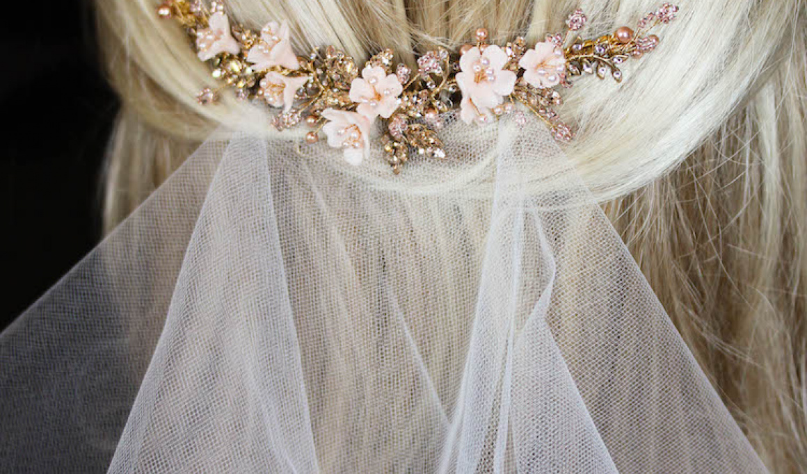 Bespoke For Britt Verse X Wild Flowers Bridal Hair Comb 4