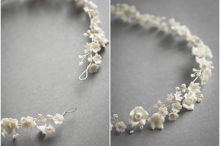 Bespoke For Lorraine Wedding Flower Crown 1