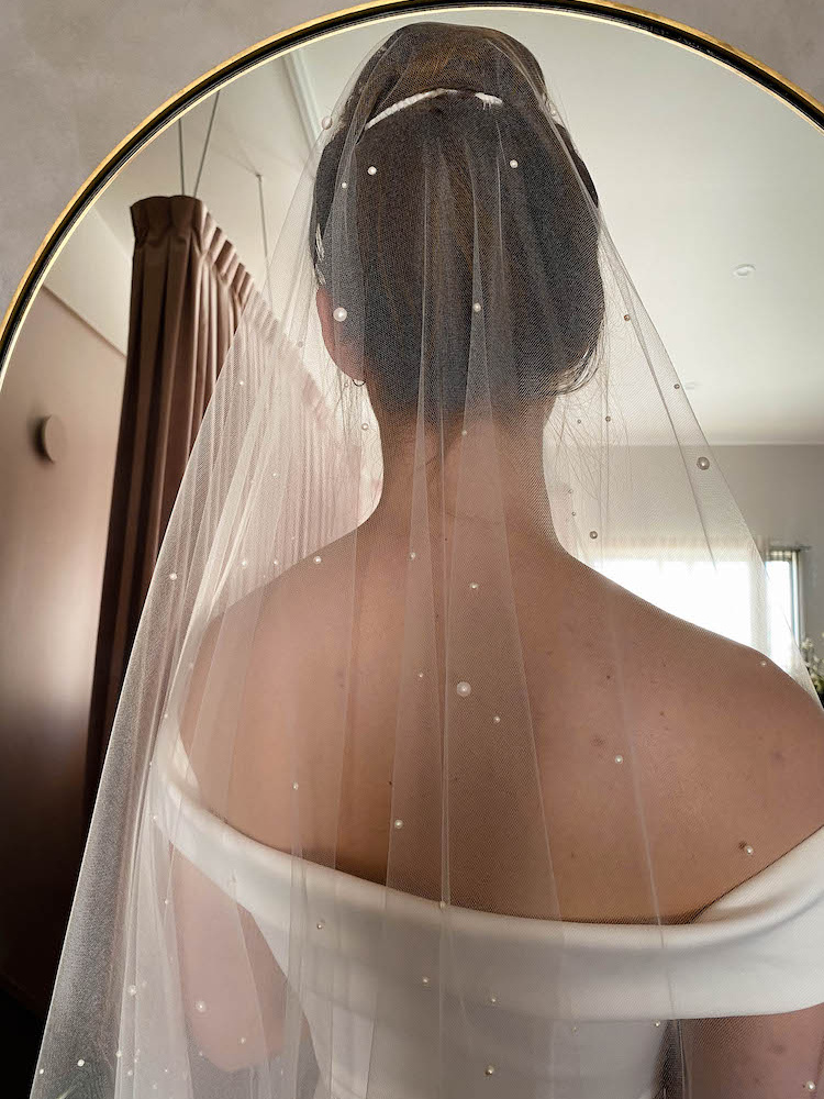 Bespoke For Megan Nadia Veil With Heavier Edging 6