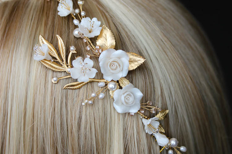 Bespoke For Winnie Eden Helena Wedding Headpiece 3