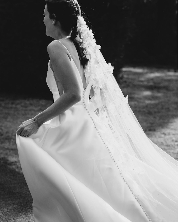 Bride Bronte Wearing Riviera Veil 9
