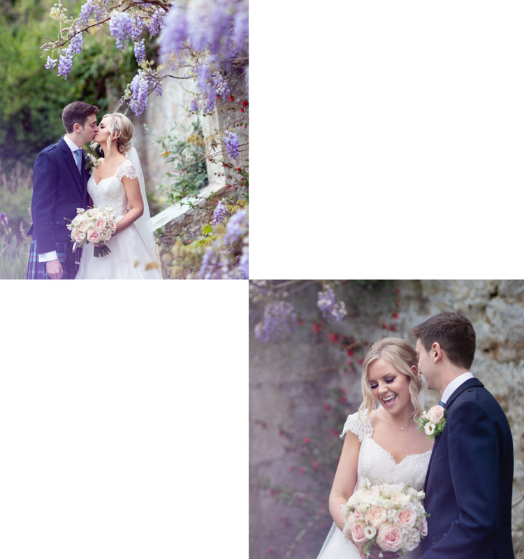 Bride Fiona Wearing Somerset Headpiece 8