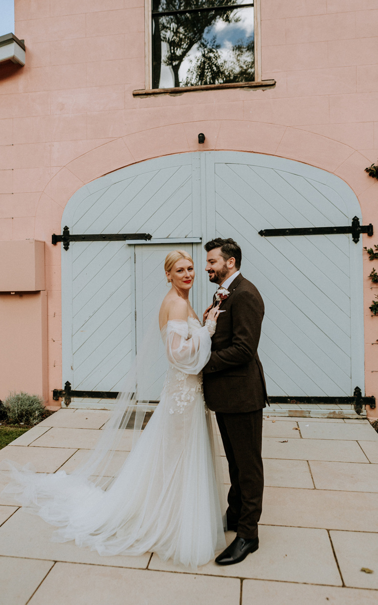 Bride Gerrie Wears Marion And Audrey Featured Image