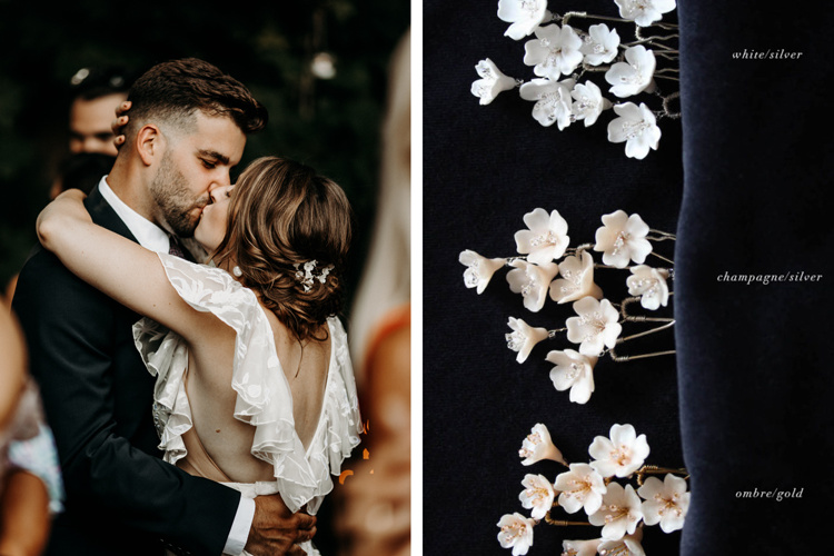 Bride Gwen Wears Whisper Pins 9