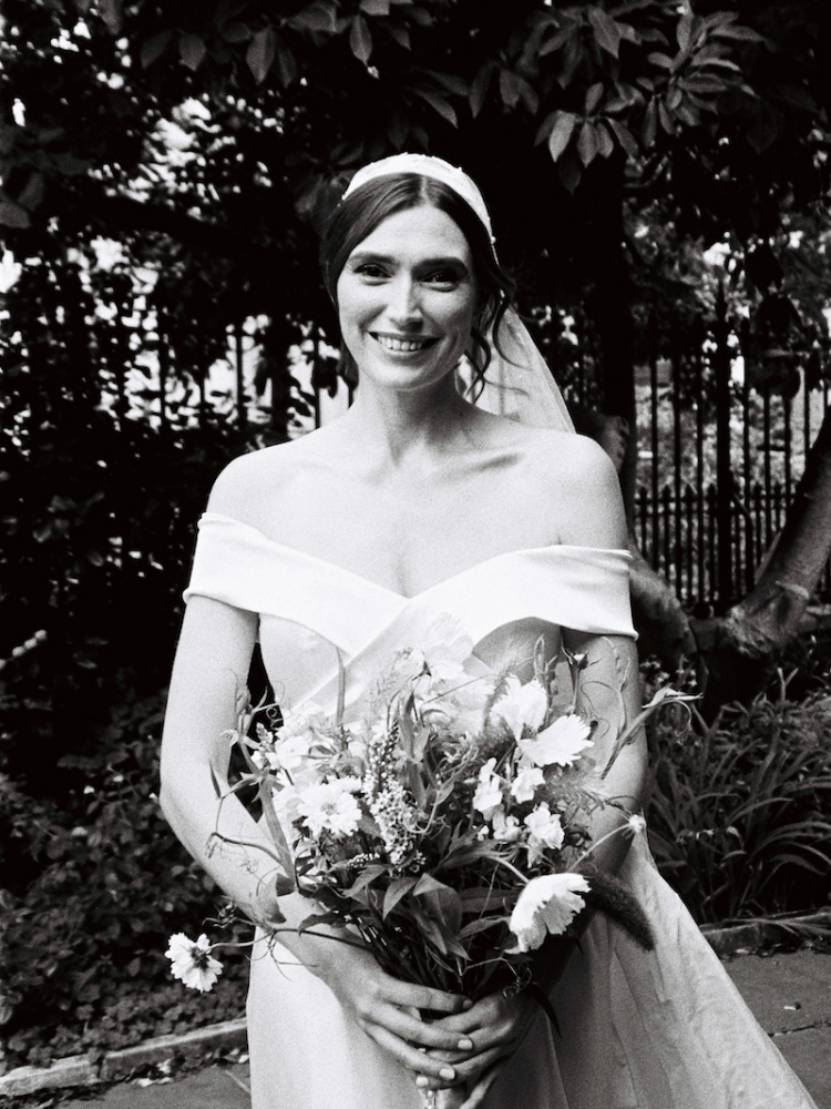 Bride Natasha Wears Lady Laurel Wedding Veil 1