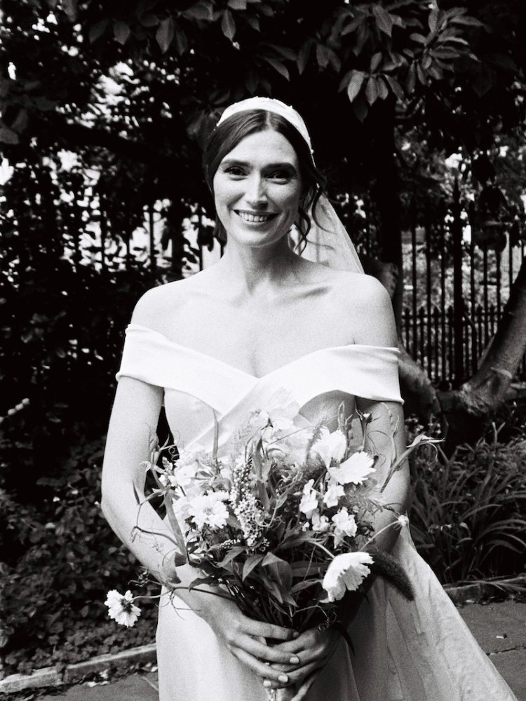 Bride Natasha Wears Lady Laurel Wedding Veil 1