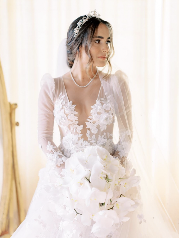 Bride Rafi Wears Medici Crown In Silver 5
