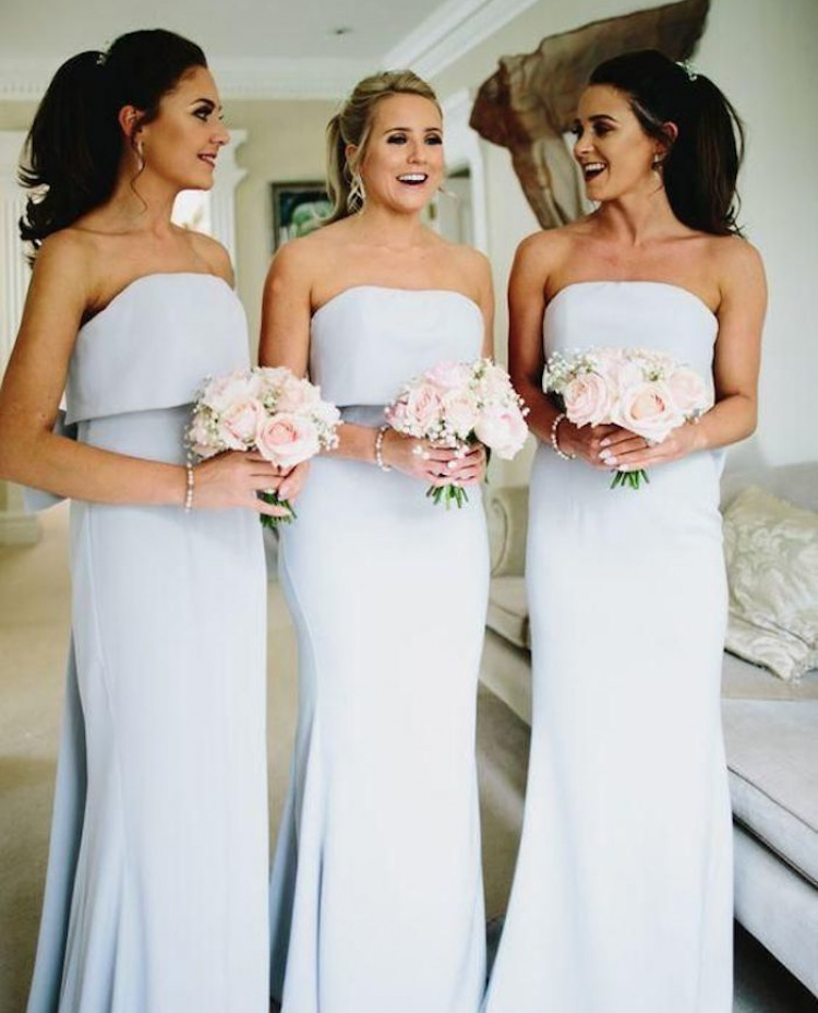 Bridesmaids Hairstyles Wavy Ponytails 7