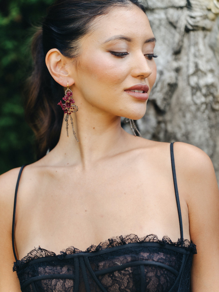 CONCERTO floral earrings 3