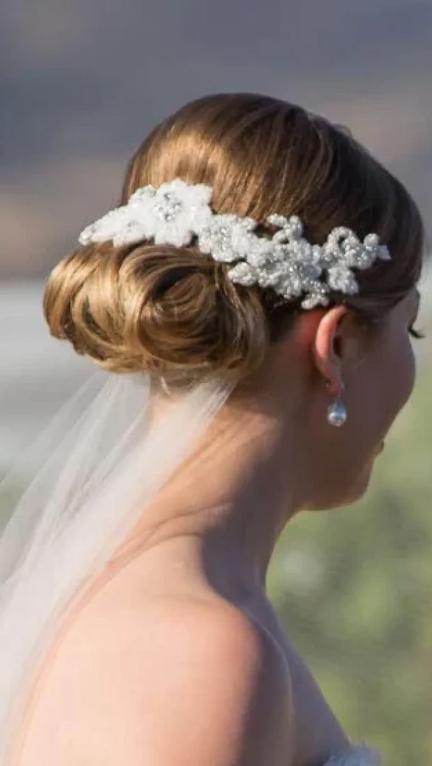 Claire Bespoke Bridal Headpiece With Beading 412x618