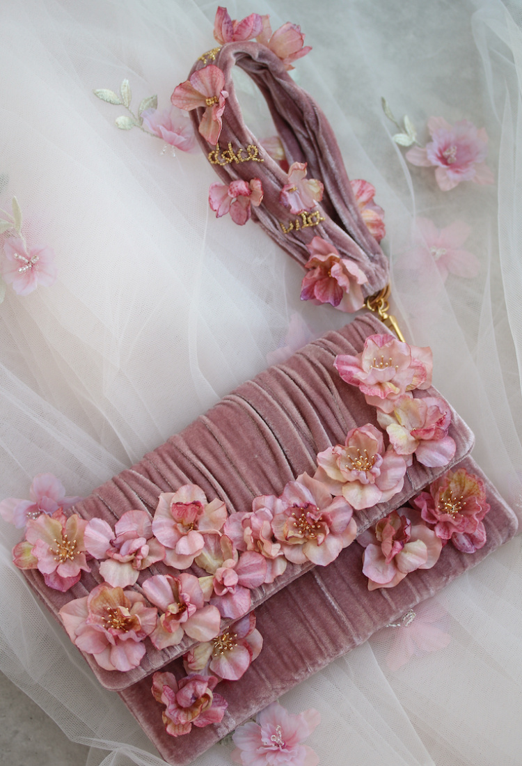 Dolce Vita Pink Wedding Clutch 5
