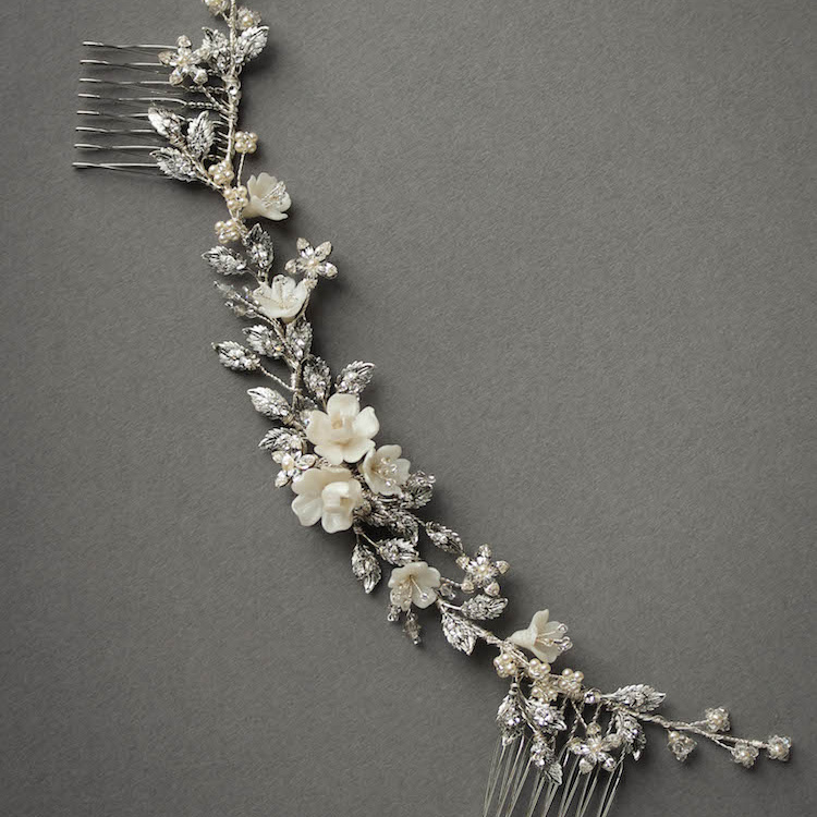 Delicate Details For Jessica Botanica Crystal Hair Vine 3