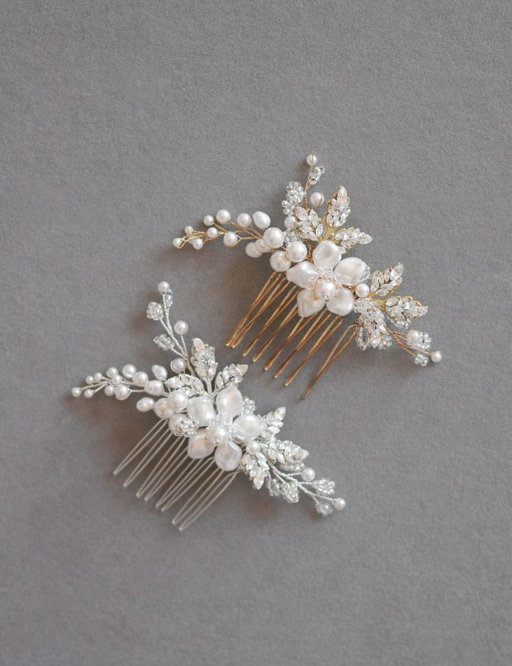 Delicate bridal hair pins for the modern bride | Tania Maras