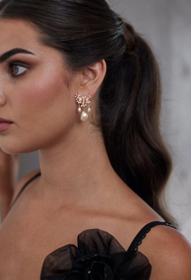 Gelato Pearl Bridal Earrings 2