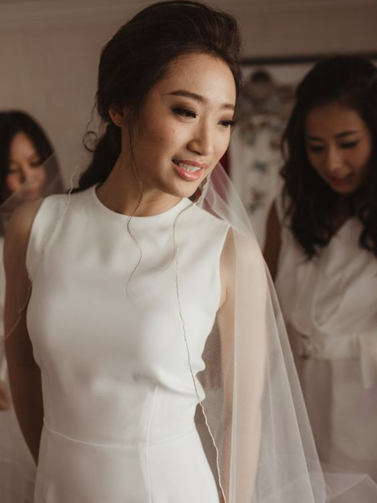 Gorgeous Wedding Hairstyles With Veils Ponytail With Veil 6