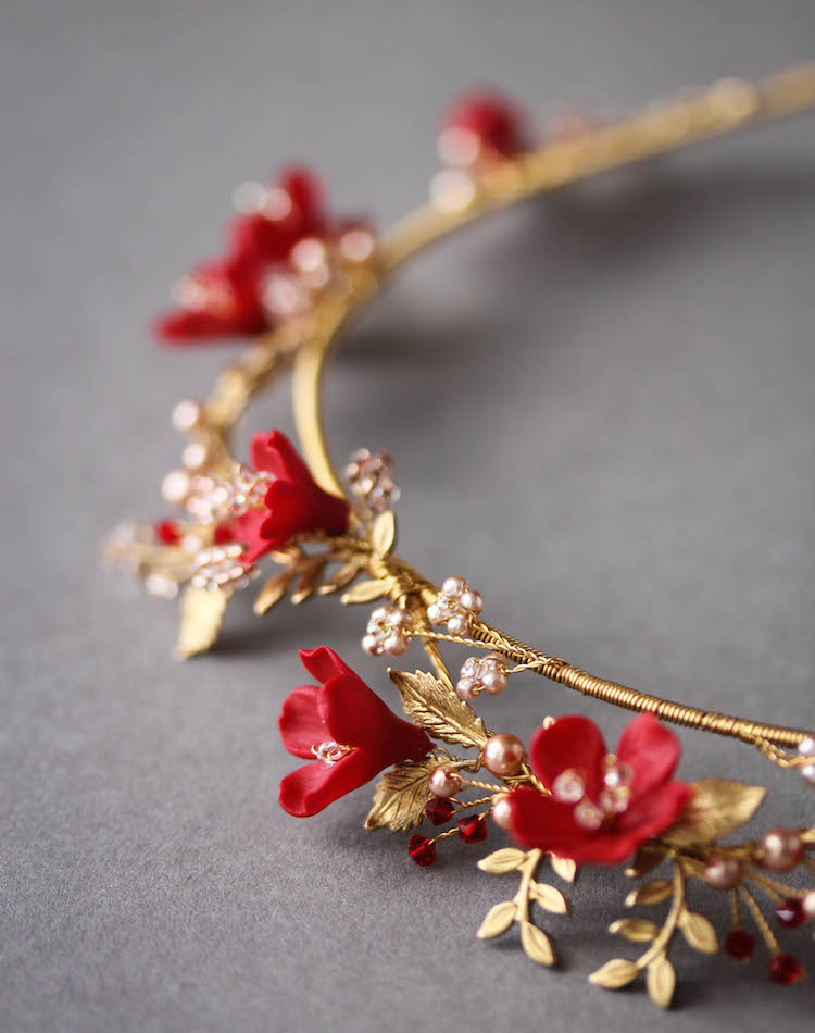 Harvest Red Gold Wedding Crown 6.jpg