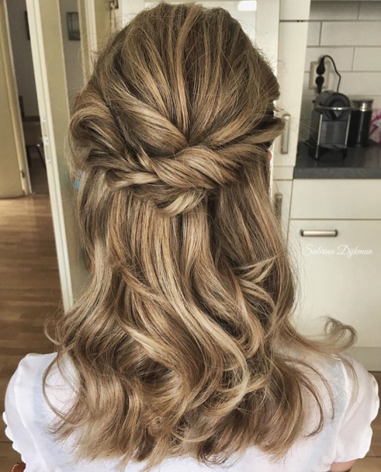 Half Up Hairstyle 2018 Wedding Hair Trends