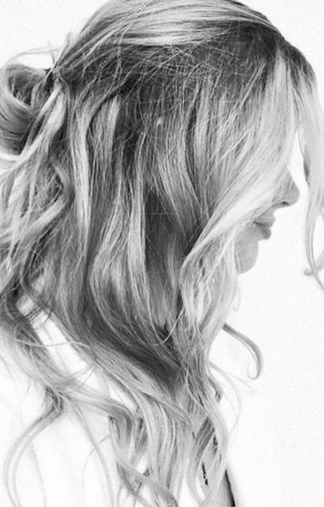 Half Up Hairstyle With Bun 2018 Wedding Hair Trends