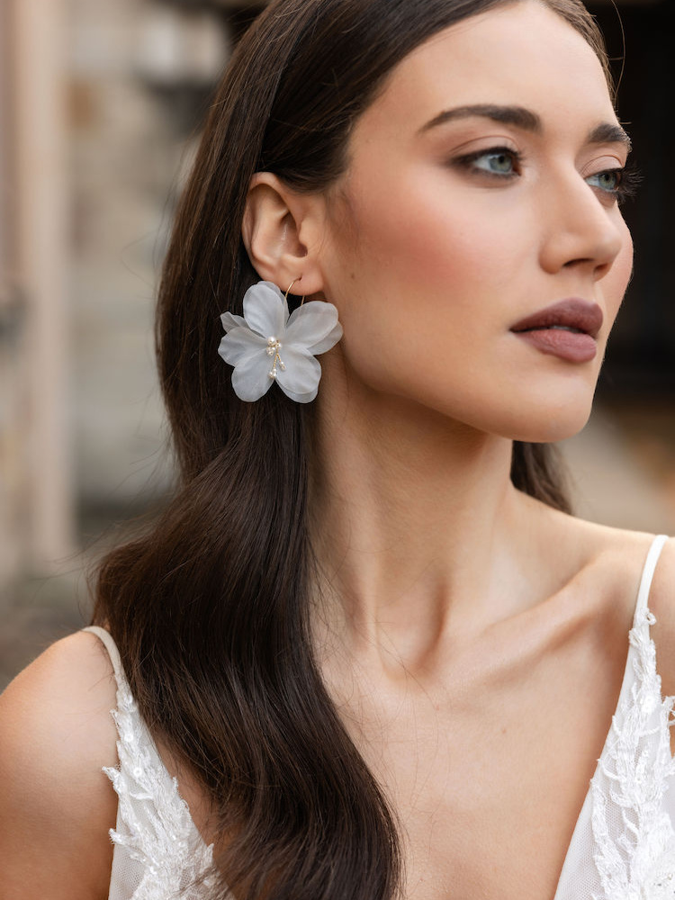 Marigold Floral Bridal Earrings