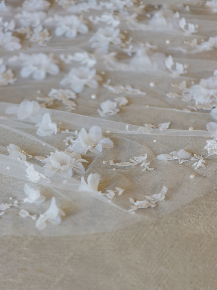 How To Remove Creases From A Wedding Veil 4