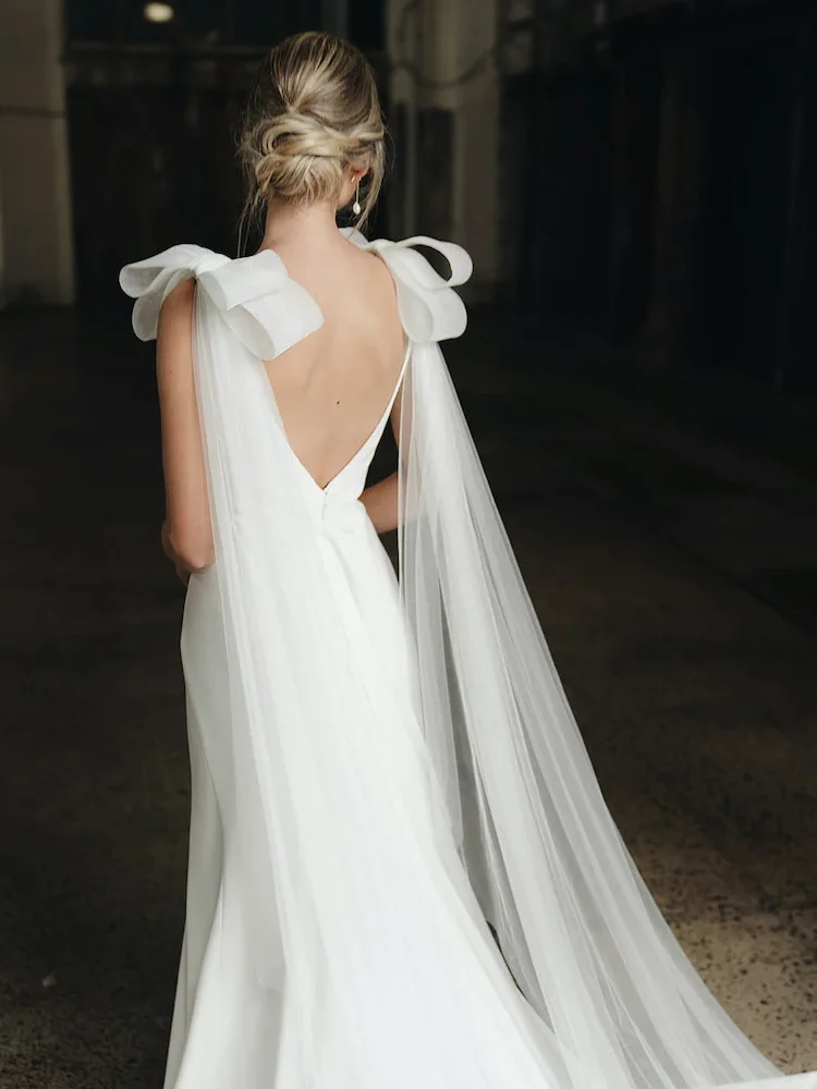 Laurence Bridal Wings With Bows 2