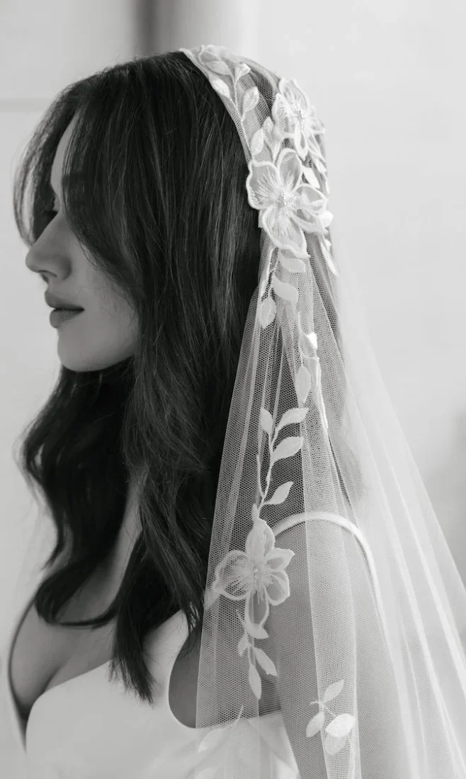 Magnolia Juliet Cap Veil 1